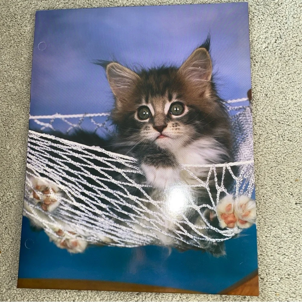Ron Kimball‎ Photography Mead Portfolio Folder 2003 Vintage Purrs & Grrrs Cat